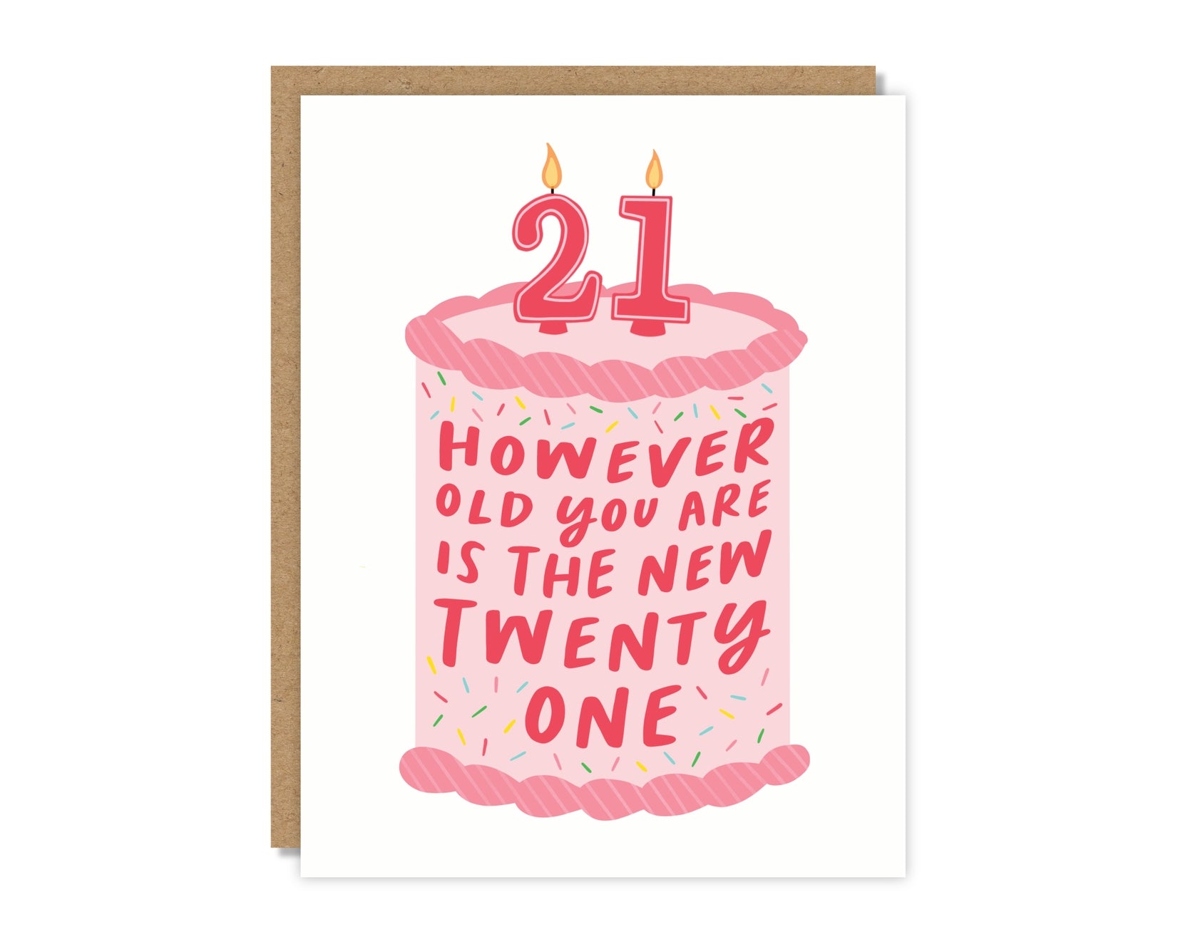 The New 21 Birthday Card