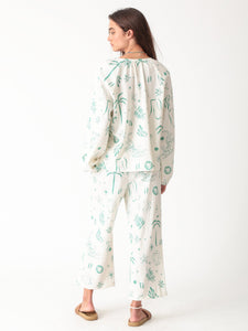 Sail Cropped Pant - Dream Graphic