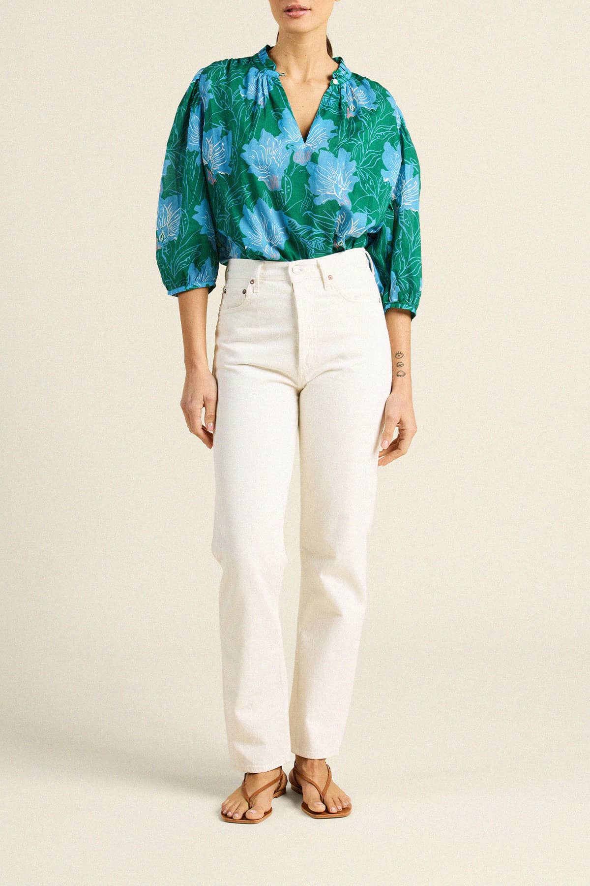 Orly Blouse - Blue Orchid