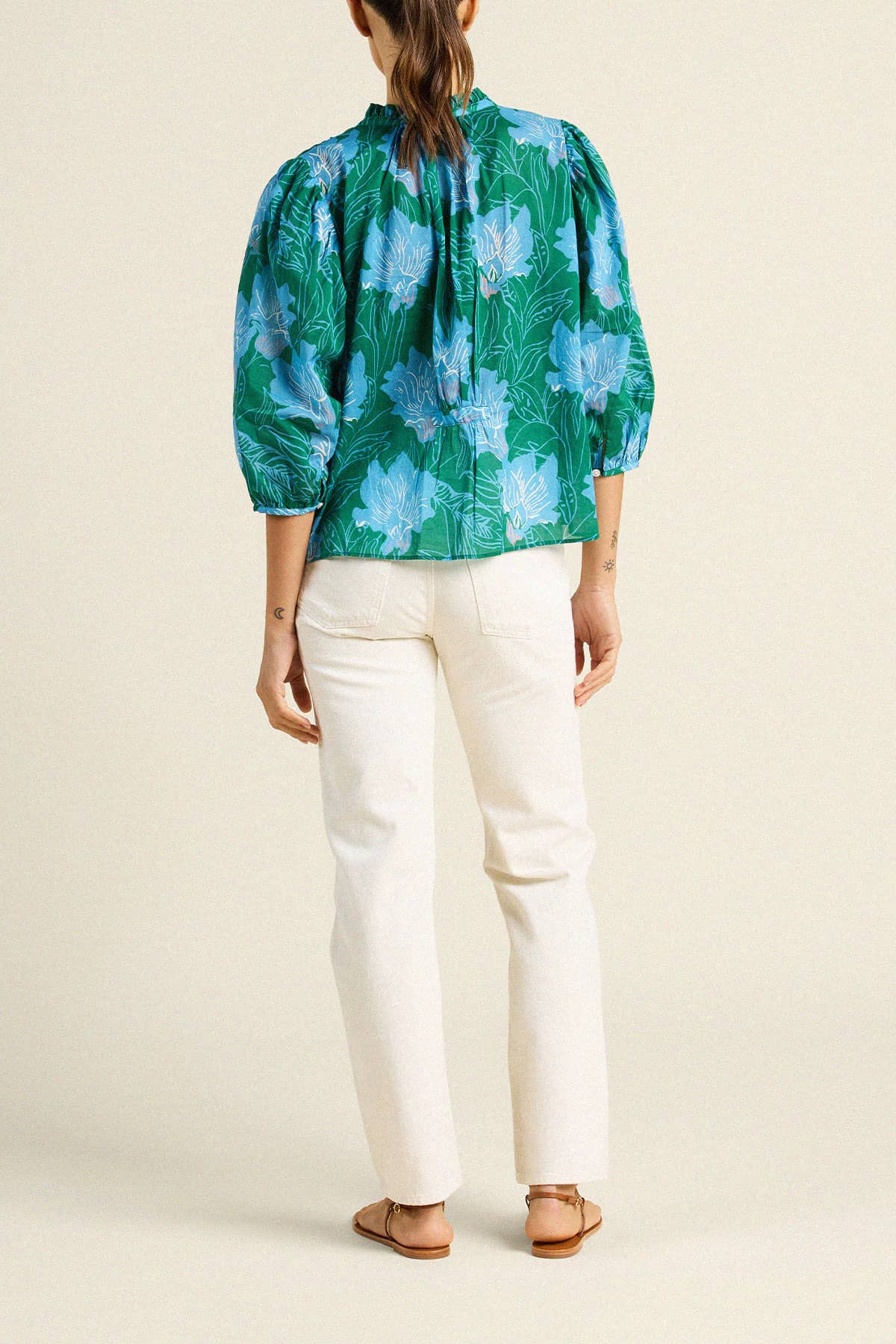 Orly Blouse - Blue Orchid