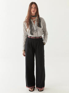Cas Blouse - Blue Stripes