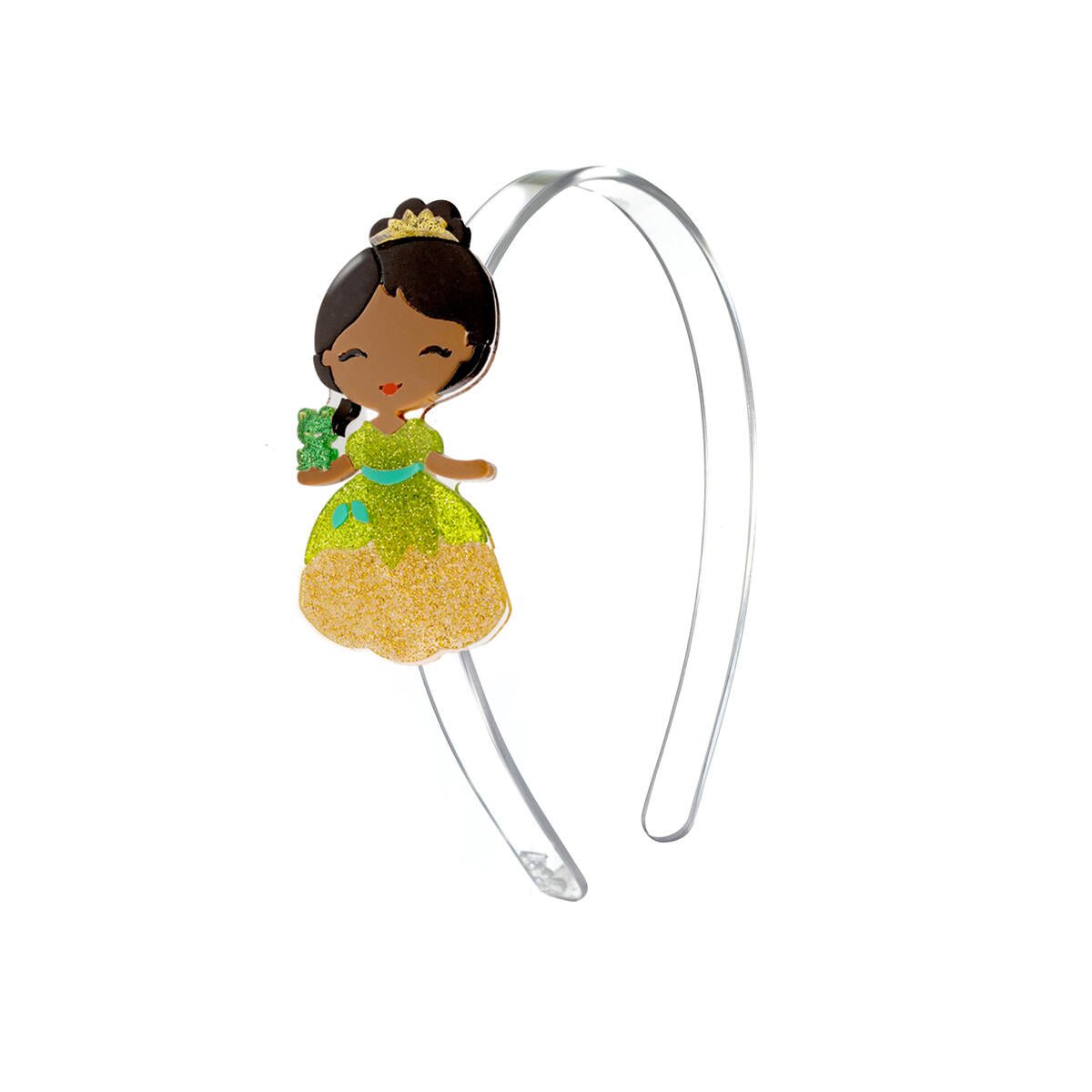 Cute Doll Green/Gold Dress Headband