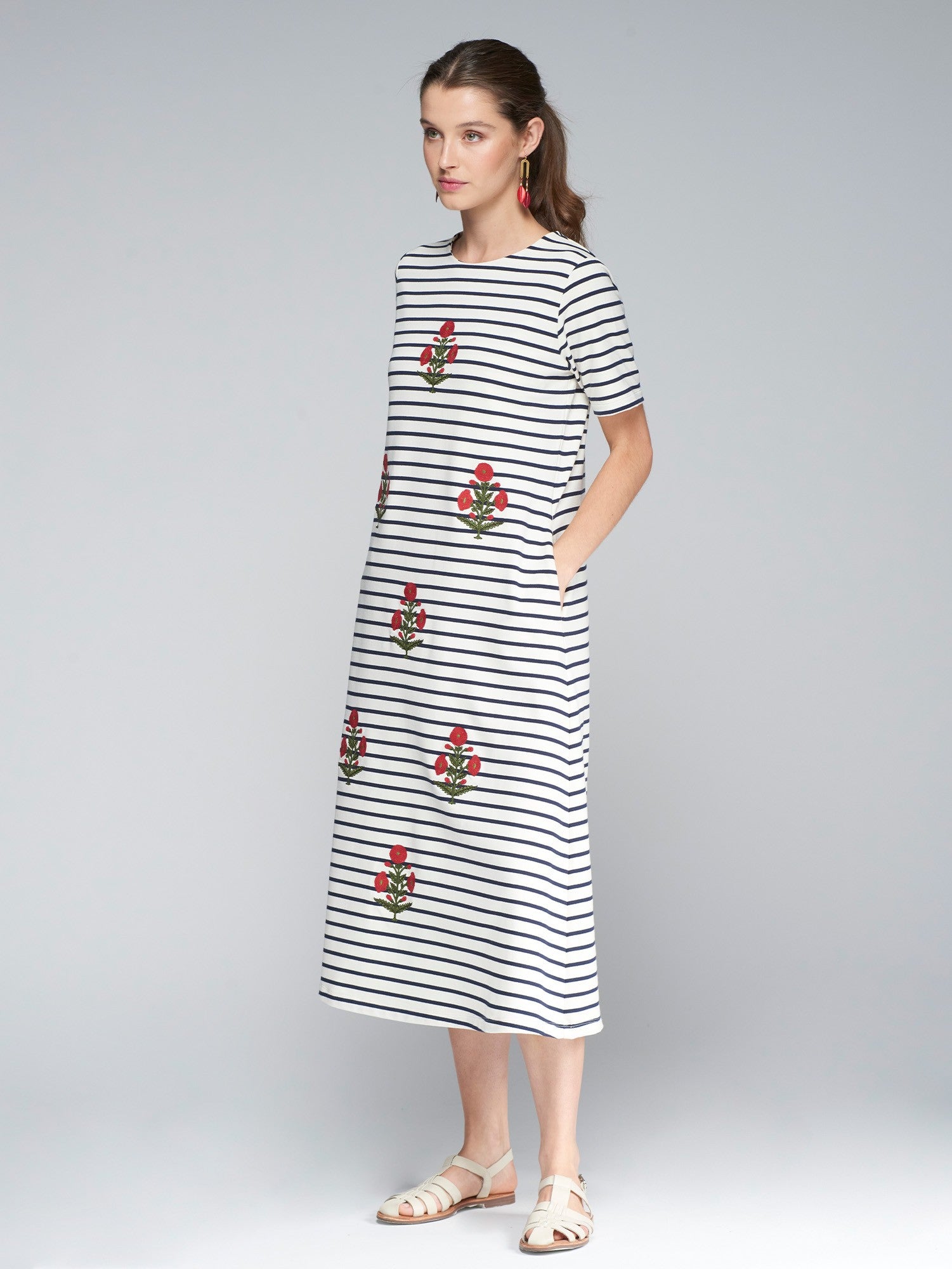 Embroidered Clara Dress