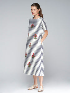 Embroidered Clara Dress