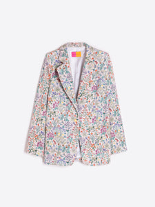 Floral Corduroy Blazer