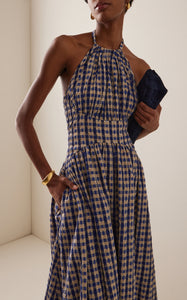 Halter in the Name of Love - Navy Check