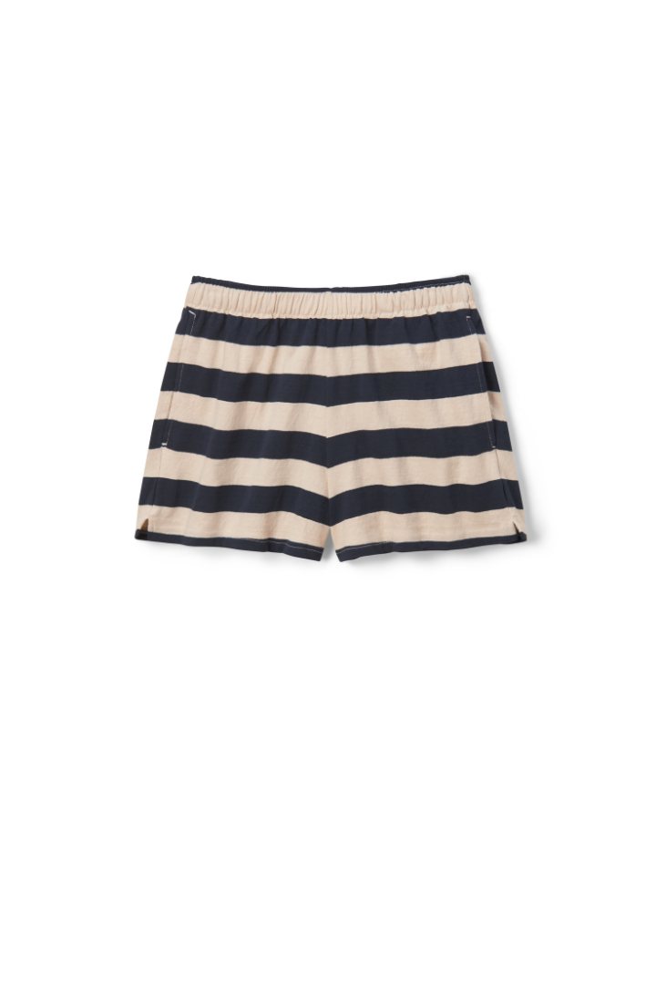 Liz Stripe - Natural/Navy