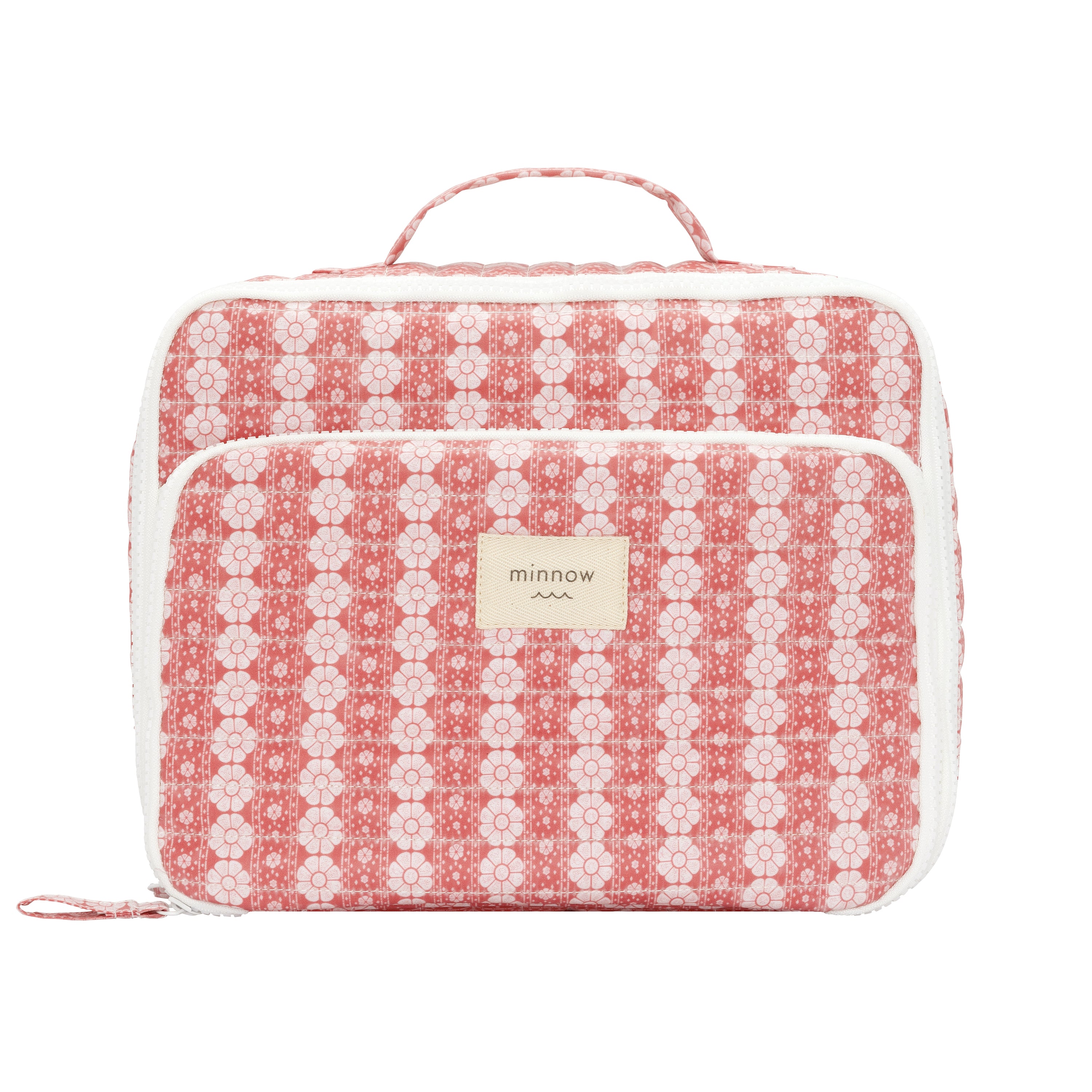 regatta red paisley coated lunchbox