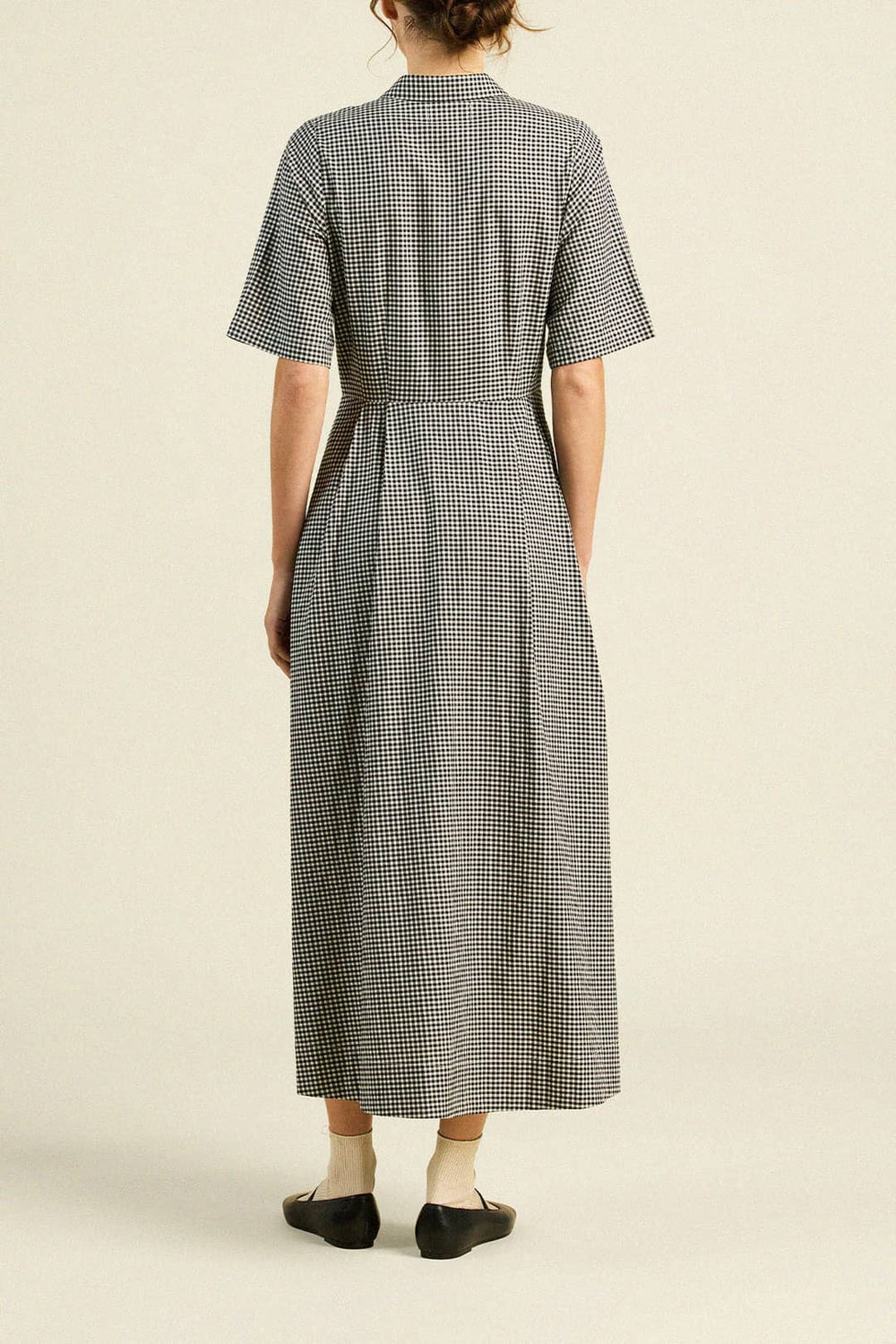Aster Dress - Onyx Check