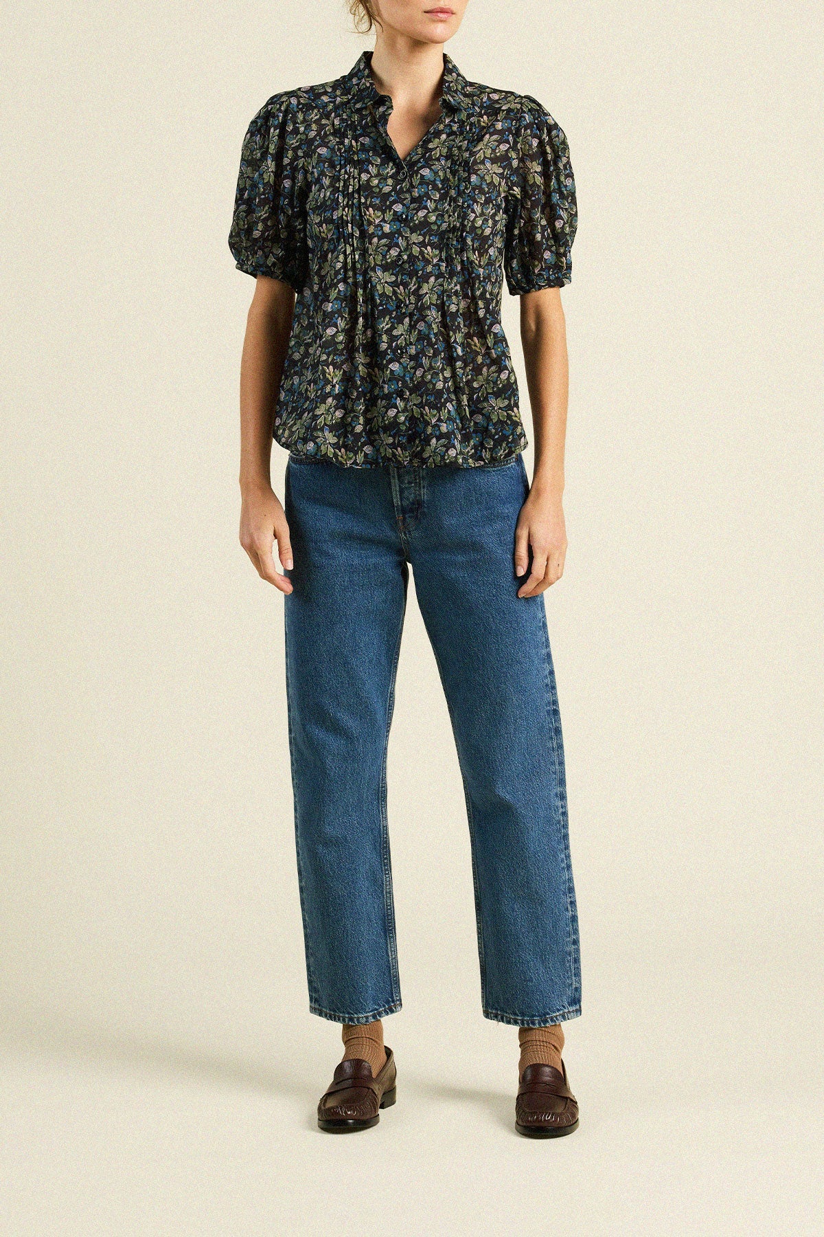 Nadine Blouse - Orchard Frost
