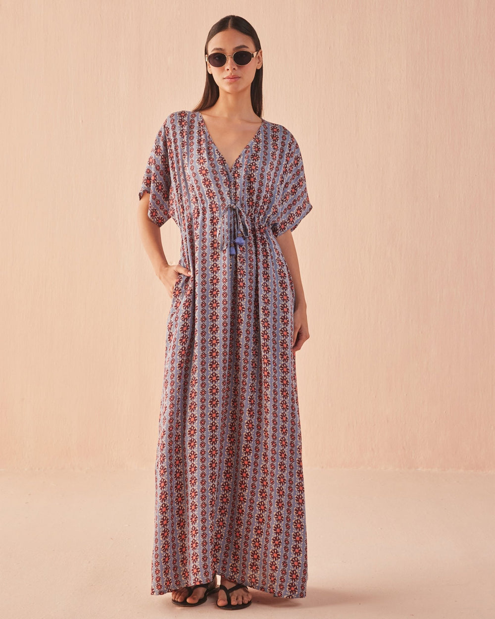 Pia Caftan - Omari Hibiscus