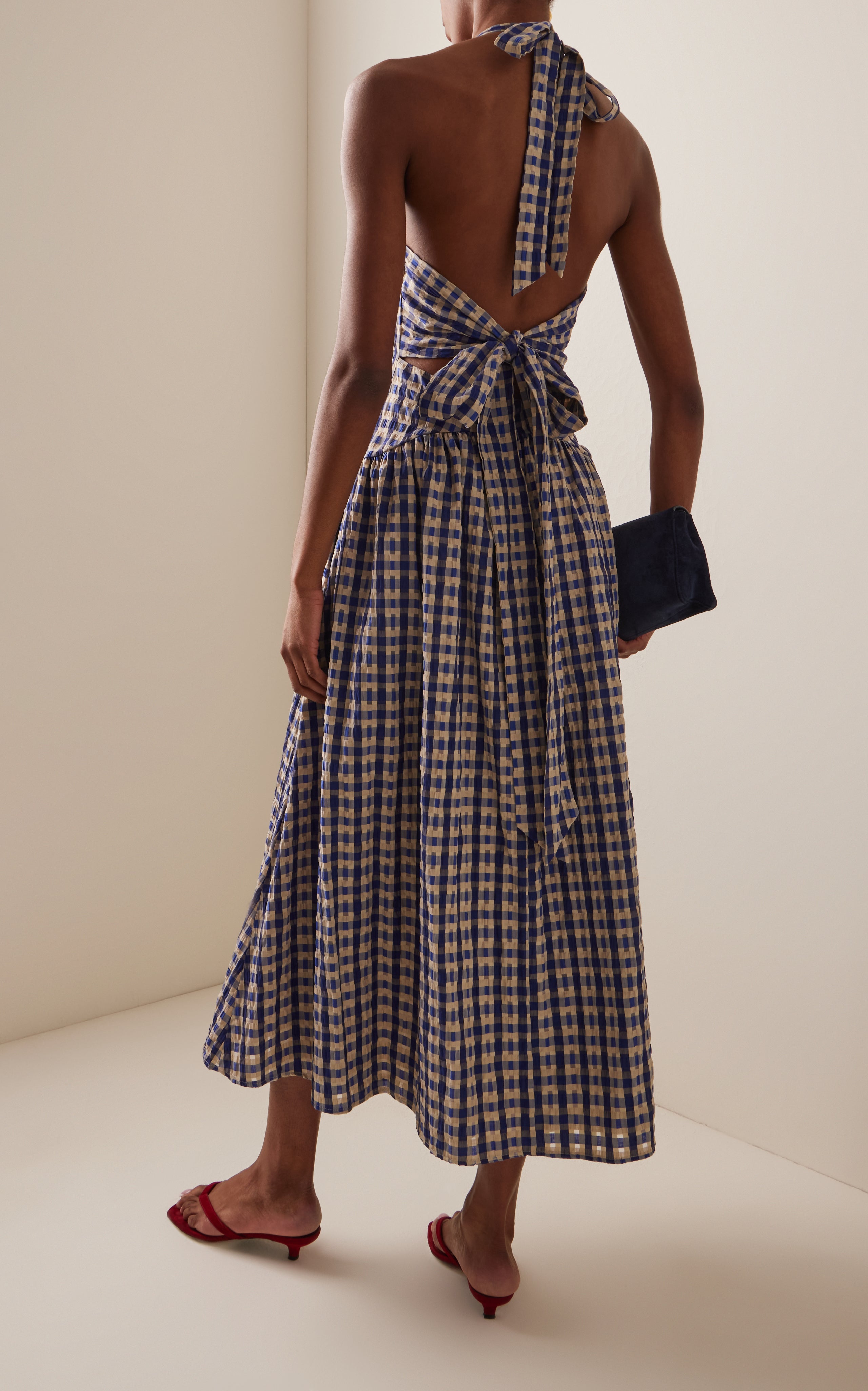 Halter in the Name of Love - Navy Check