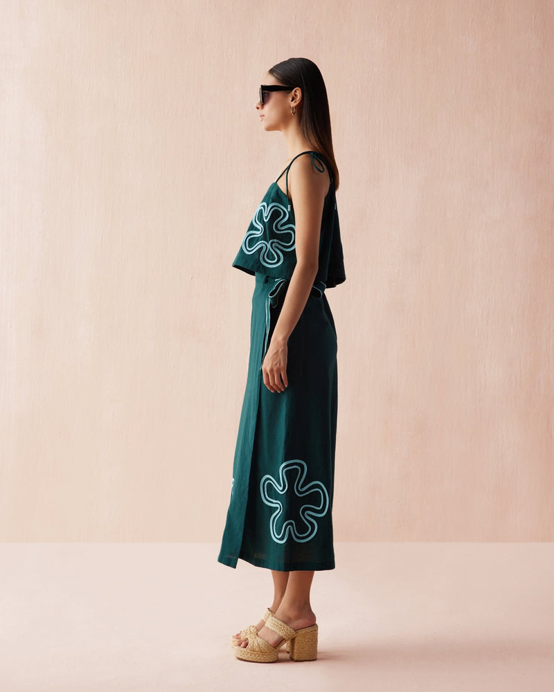 Sammi Midi Skirt - Dragonfly
