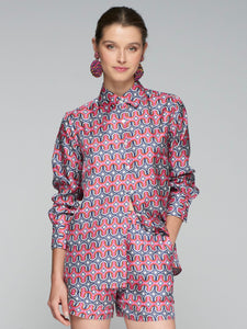 Mariela Shirt - Geometrico Seda