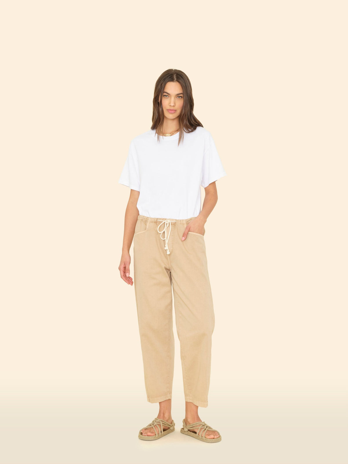 Baxter Twill Pant - Dune