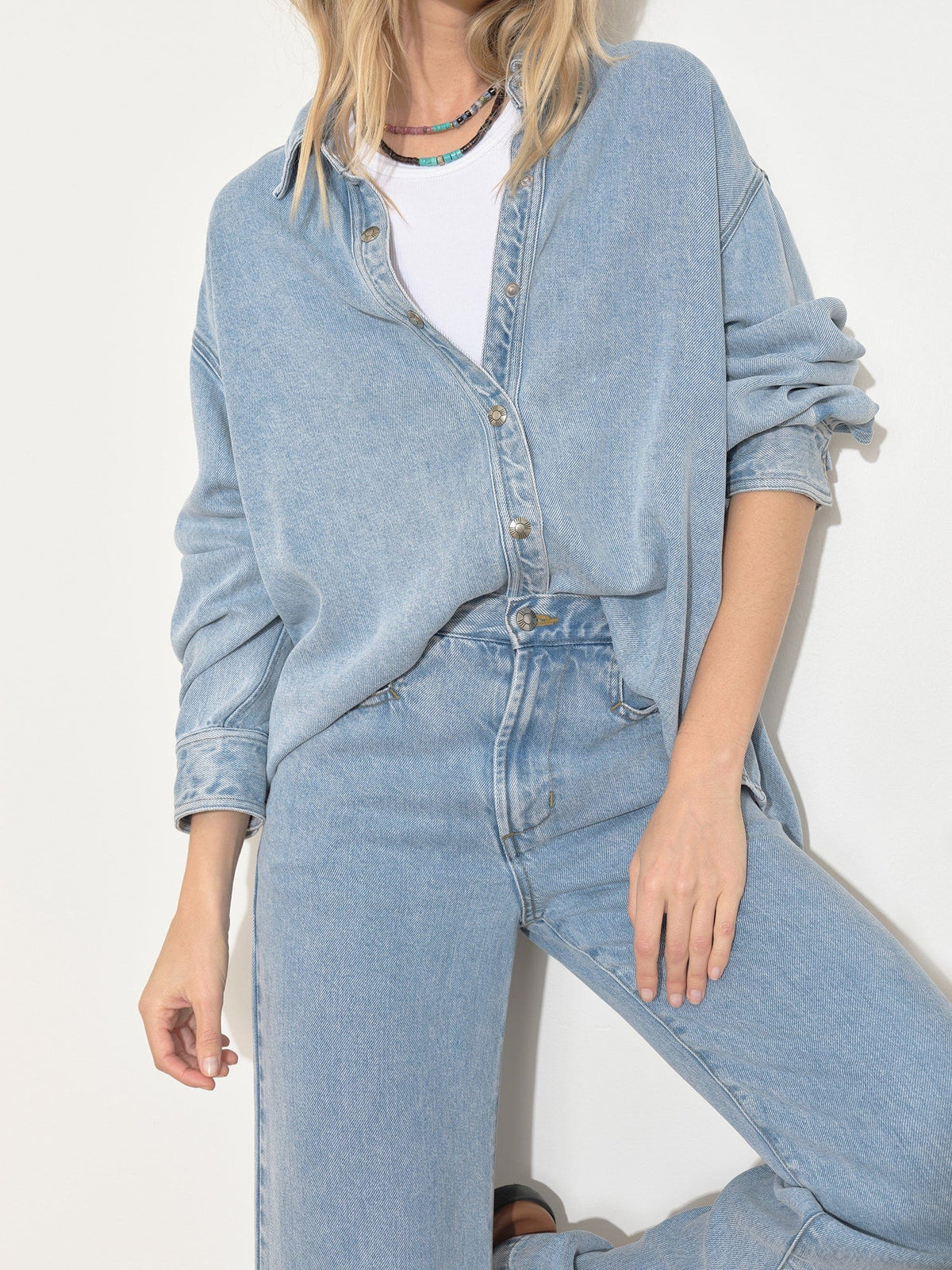 Gia Denim Shirt - Atlantic