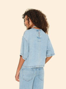 Austin Denim Top - Atlantic