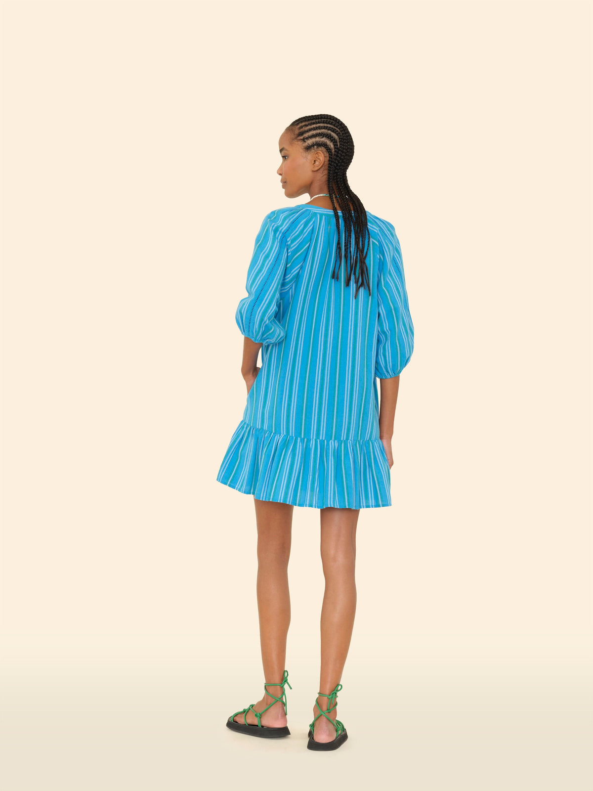 Edie Dress - Castaway Blue