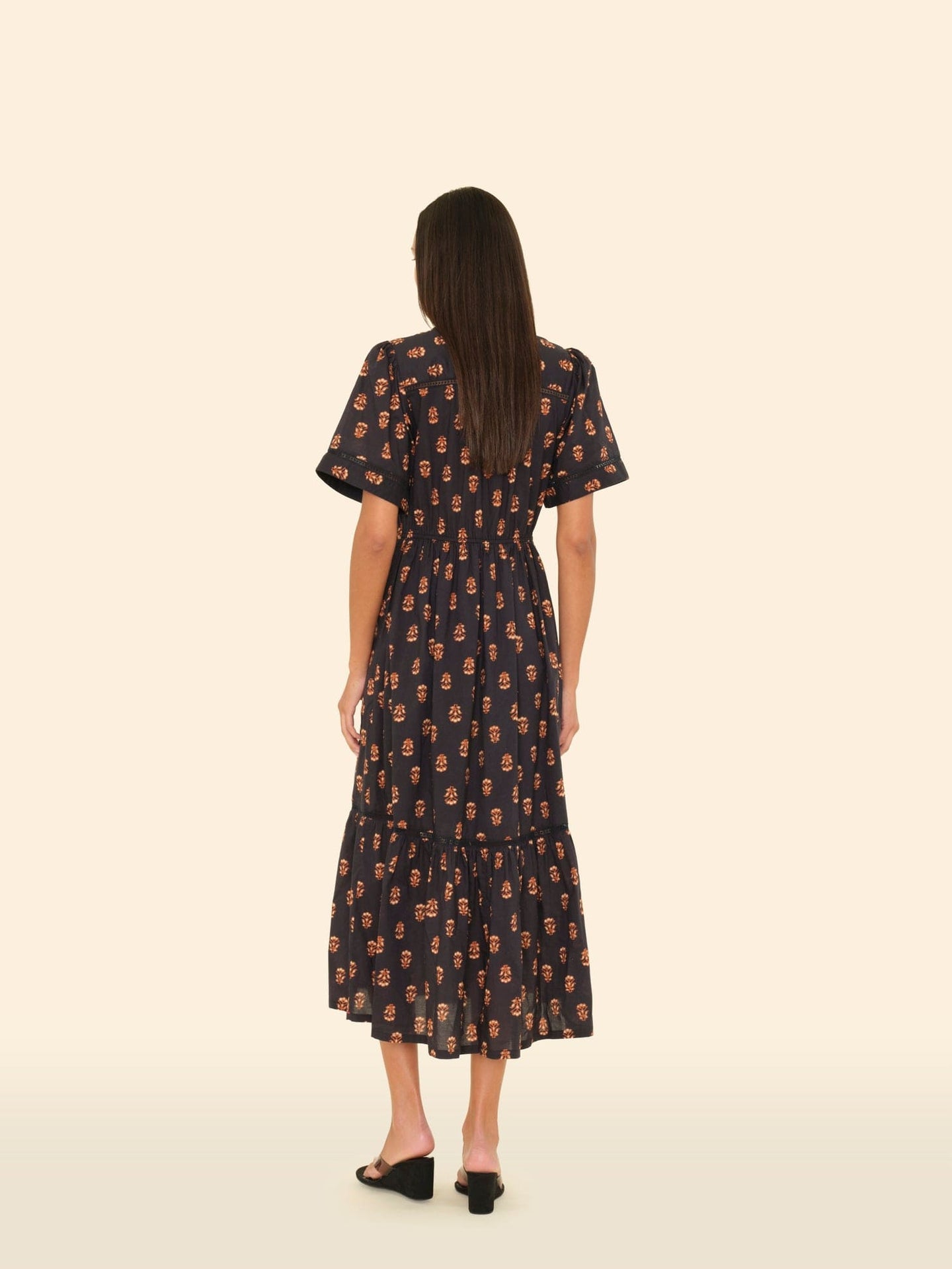 Goldin Dress - Wheat Stamp