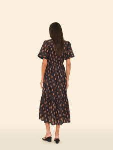 Goldin Dress - Wheat Stamp
