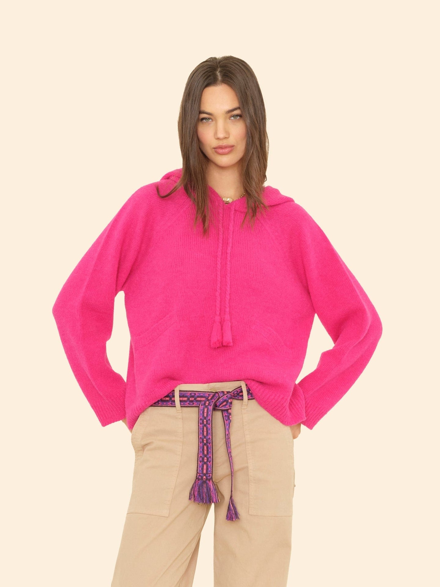 Kayla Sweater - Brilliant Pink
