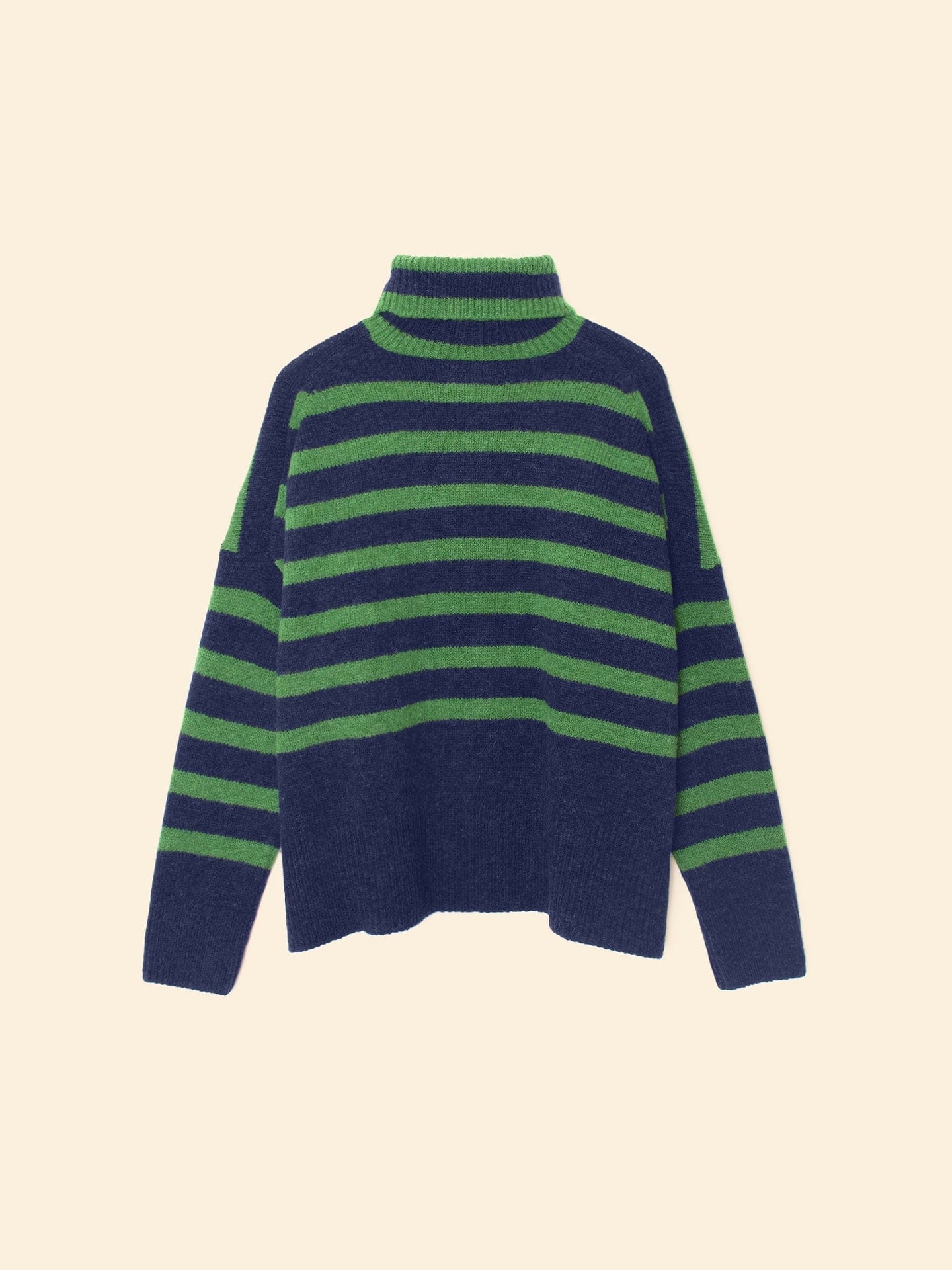 Brady Sweater - Navy/Pine