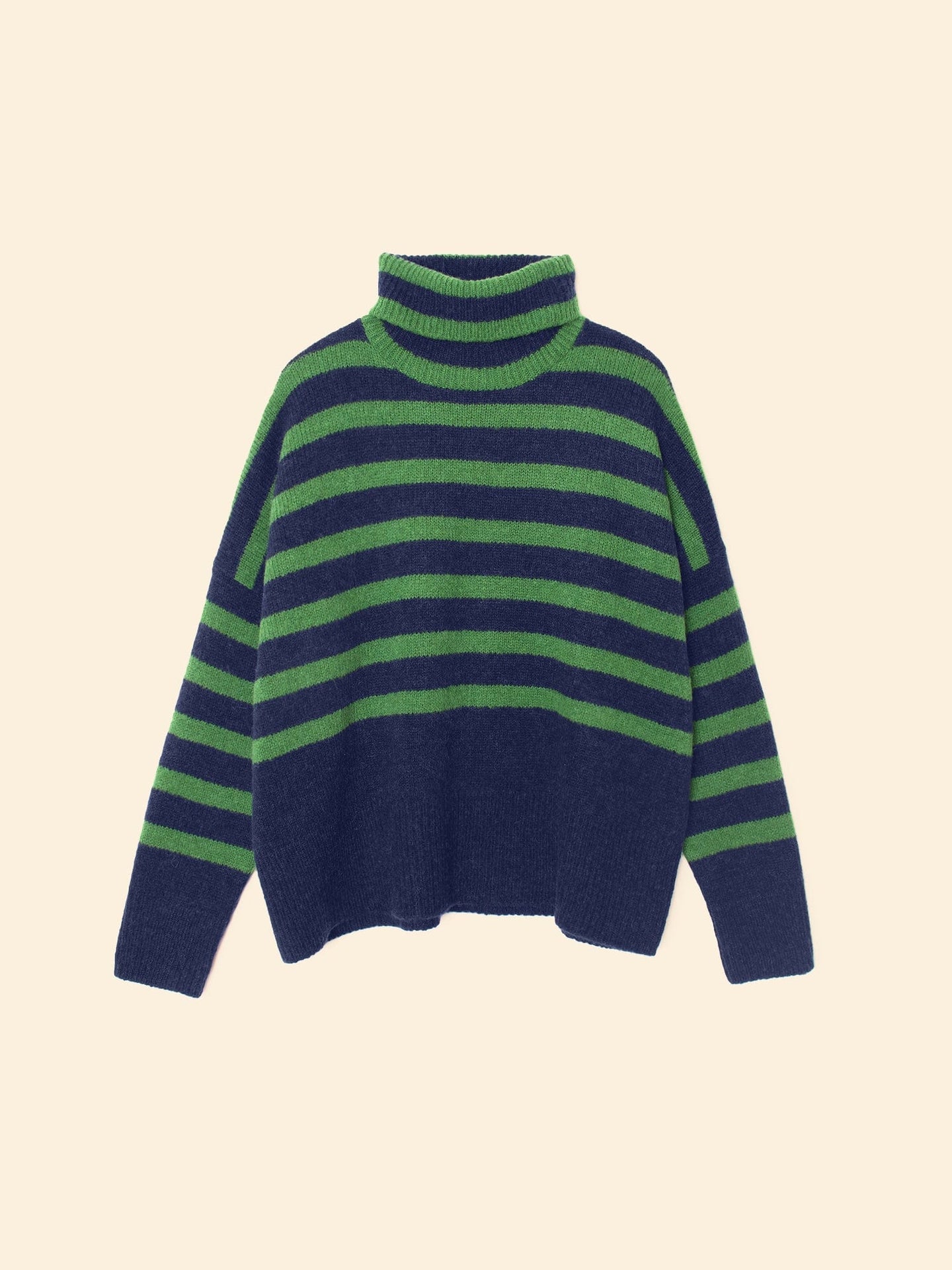 Brady Sweater - Navy/Pine