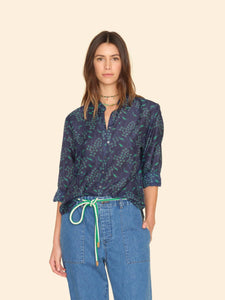 Beau Shirt - Navy/Green