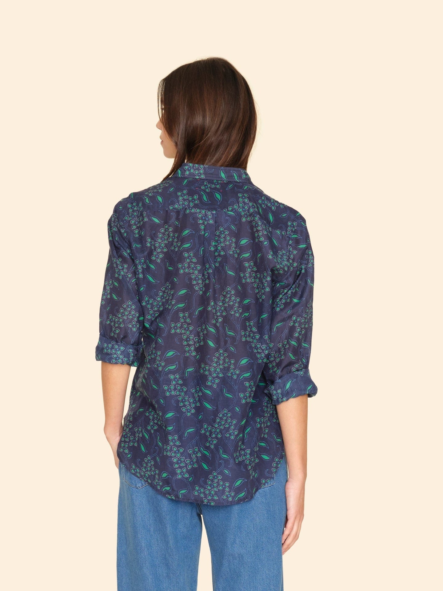 Beau Shirt - Navy/Green