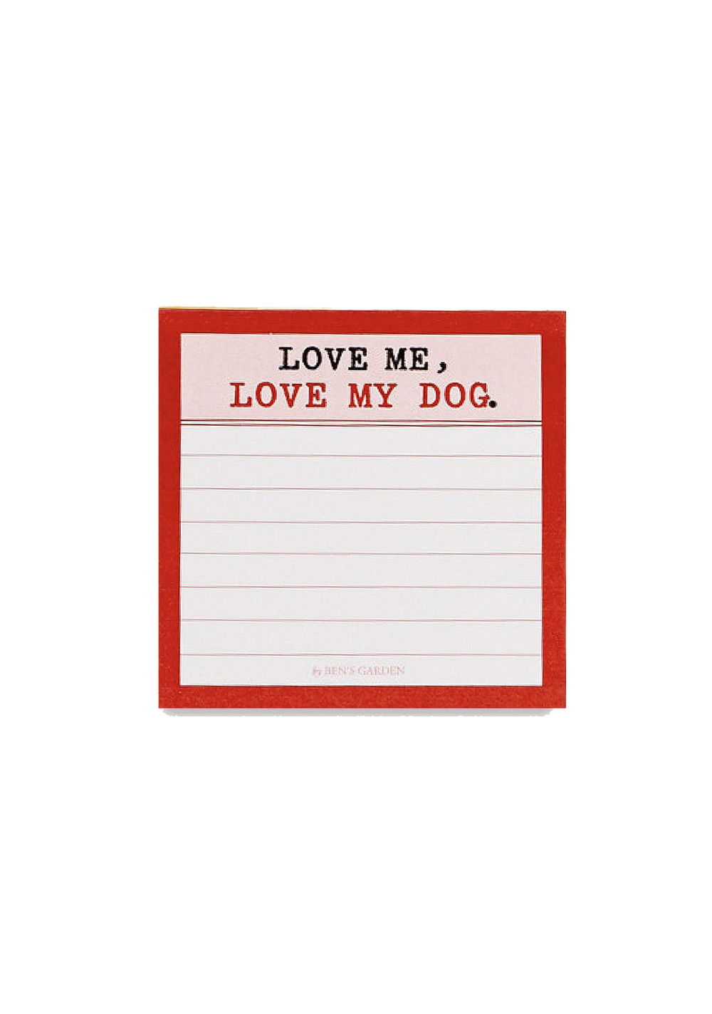 Love Me, Love My Dog Scribble-It Stickies Pad