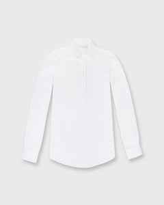 Tomboy Popover Shirt - White Poplin