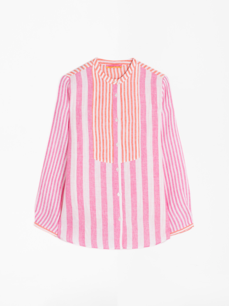 Ellie Linen Stripe Shirt