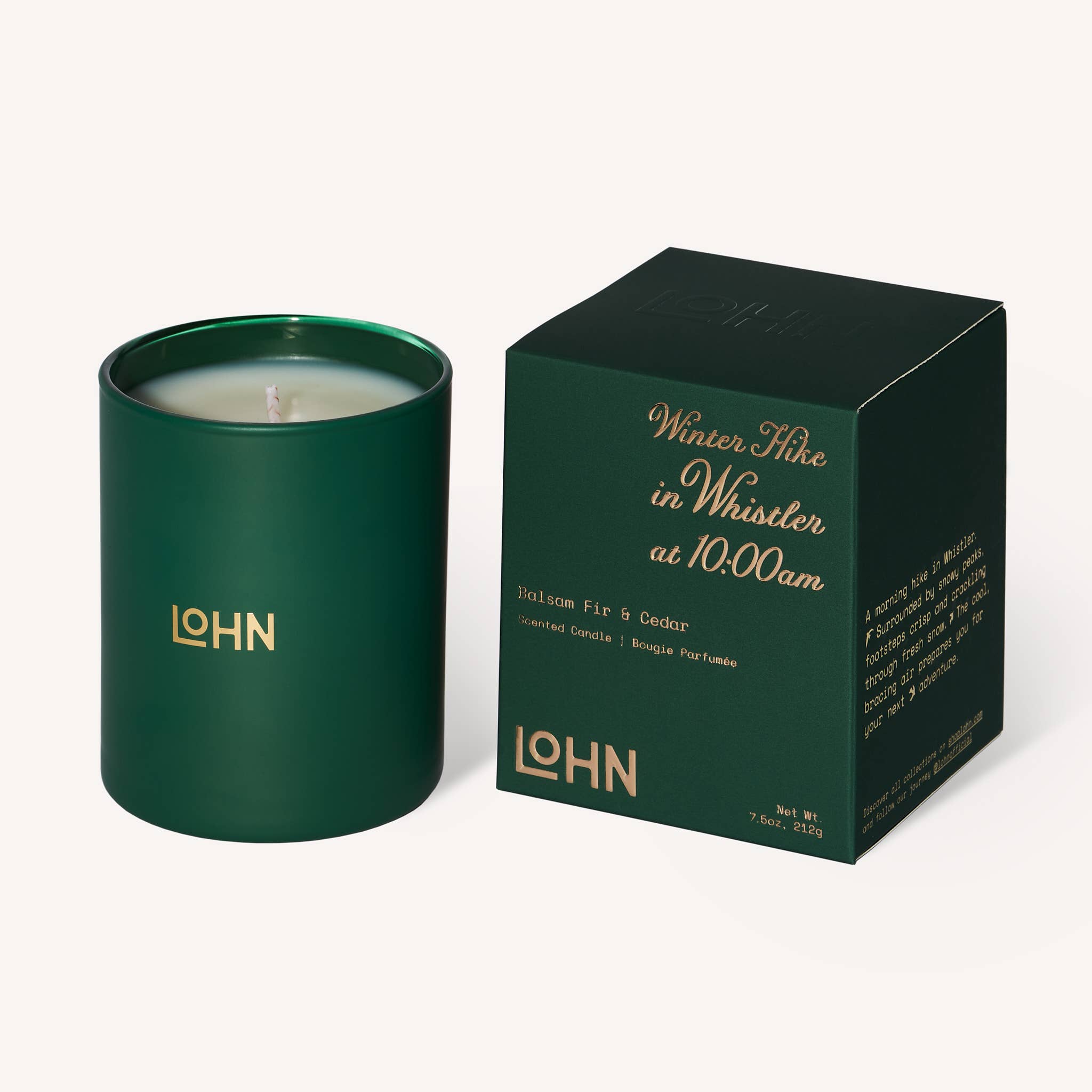 LOHN Candle - WINTER HIKE Balsam Fir & Cedar