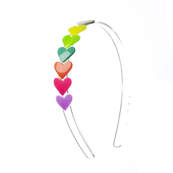 Centipede Neon Hearts Headband