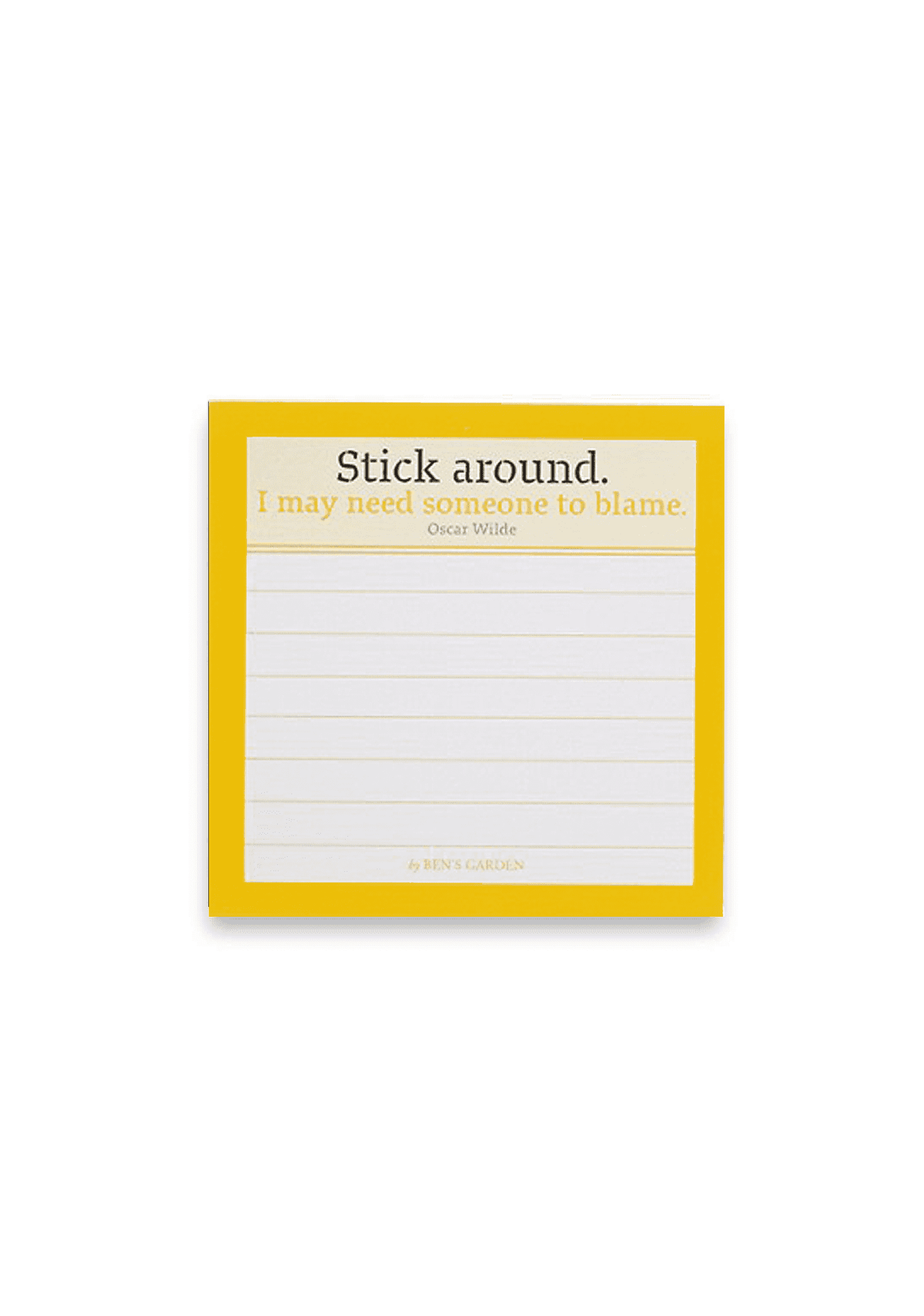 Stick Around Scribble-It Stickies Pad