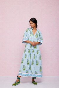 Yuva Dress - Cornflower Blue